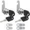 Anhoer 2 X 16mm Security Mailbox Lock with Alike Keys Barrel Drawer Cabinet Mail Box Locker Cam Lock for Door Cabinet Cupboard Locker Letter Box Wardrobe
