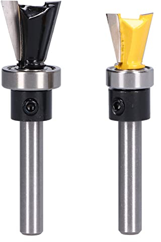 2 Teile/satz 1/4 in Schaft Schwalbenschwanz Joint Router Bits Holzbearbeitung Cutter Schwalbenschwanz Bit mit Lagerung Box für Desktop Tragbare Router