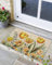 Fußabtreter Frühlingsblumen Orange Tulpen Schmutzfangmatte Wetterfest Fussmatte Waschbar Innen Fussmatte Für Garten Haustür 40×60Cm