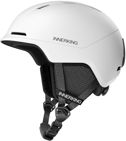 InnerKing Skihelm, leicht & verstellbar, PC-Schale mit stoßabsorbierendem EPS, 10 Belüftungen, weiches Futter, für Herren & Damen