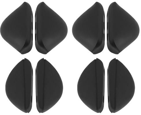 OTOTEC 4 Paar 2-Typ Nasenpads Silikon Nasenpads Nasenpads für Sonnenbrillen Kompatibel mit Oakley Kompatibel mit Crosslink Kompatibel mit Badman