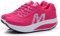 700-INK Donna Plateau Sneakers Scarpe Casual con Zeppa Scarpe da Passeggio Antiscivolo per Sport, Corsa, Outdoor B Rosa 39