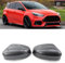 Xjjhyl Spiegelkappen Carbon-Optik für Focus MK2 2008-2010 MK3 2010-2018,Tuning Zubehör Spiegel Abdeckung Carbon Cover Rückspiegelkappe