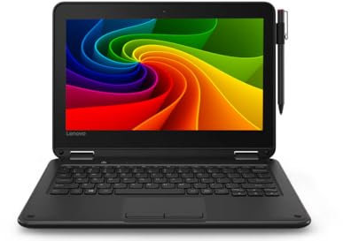 Lenovo Ordenador portátil Winbook 300e 2 en 1 Celeron N3450 4 GB 128 GB SSD 1366 x 768 pantalla táctil Windows 11 (reacondicionado)