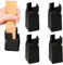ZFFOZZ 4 Pack Adjustable Bed Risers with Screw Clamp Furniture Risers Heavy Duty Sofa Tables Chair Risers for Square Round Furniture Legs Diameter(Black,7.5cm)