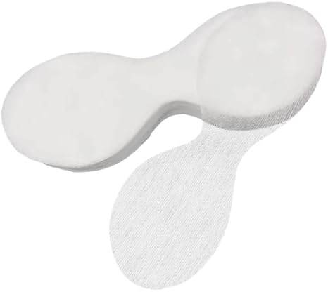 YsXoWiui 100 Stück Gesicht Augenpads Feuchtigkeitsspendende Augenmasken Nicht Gewebte Papierpads Gesichtspatches für Frauen Salon Spa Zuhause, Style B