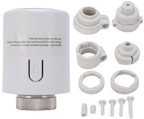 ZJchao Intelligentes Thermostatisches Heizkörperventil, 3.0 APP-Fernbedienungs-Temperaturregler, mit Fenstererkennung und Energieverfolgung, für RA RAV RAVL CAL GIA M28-Adapter