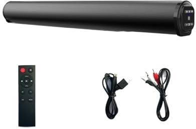 WAFOHSR Barre De Son Surround Bluetooth Compatible avec PC, TV Et Ordinateur Connectivité Polyvalente
