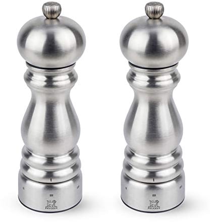 Peugeot Saveurs 2/32470 Paris Chef u'select Duo Poivre + Moulin à sel, Gris