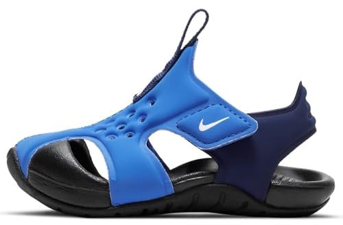 Nike Sunray Protect 2 (TD) Young Athletes Shoe, Signal Blue/White-Blue Void-Black, 21 EU