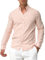 Indicode Hommes Brayden Shirt | Chemise rayée à col boutonné Coral Cloud S