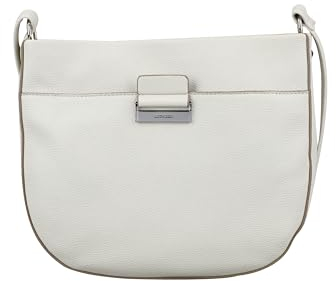 Gerry Weber - talk different ll Handtasche Damen, Umhängetasche Damen in Hellgrau mit silbernem Logoverschluss