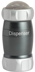Marcato Dispenser Powder Grigio, Spargi Zucchero a Velo, Alluminio Anodizzato, 10x5x5 cm, Design Elegante, Facile da Usare