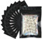 G2PLUS 100PCS Mylar Ziplock Bags Sachets Plastiques Zip-Noir Sachets Refermable Zip Mylar 10x15cm Pochon Zip Holographique pour Stockage Aliments et Emballage