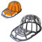 Esshogo Kappe Waschen, Robuste Waschhalterung & Shaper für Baseballmützen, cap Ständer Waschen für Baseballmützen, Shaper für Waschmaschine oder Geschirrspüler, für Kinder und Erwachsene, Grau