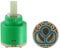 Muxios 2 Pack Tap Cartridge, Ceramic Faucet Cartridge, Ceramic Disc Cartridg Valve, Mix Tap Inner Cartridge Replacement for Bathroom Kitchen Faucet 35MM