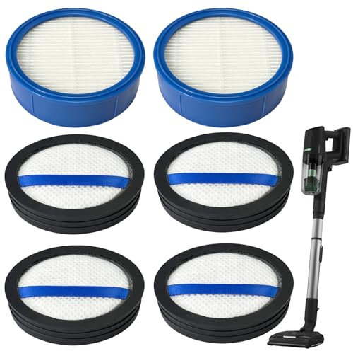 Beaufan ASKW4 HEPA-Filterset kompatibel mit AEG 8000 / ASKW4 / ESKW4 / FX8 / AZE156 Kabelloser Staubsauger, AP8000 Filter Performance Kit, waschbares Teil (4 Vormotorfilter und 2 Hygienefilter)