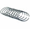 Jodriva 100 pezzi 34 mm x 1,5 mm anello pistone, for STIHL, FS45 FC55 FS75 FS80 FS85 FH75 HL45 KM55 BG45 BG46 BG55 BG65 BG75 BG85 parti di decespugliatore Anello del pistone per macchine da giardino