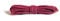 Kaps Cordones Redondos Finos, Cordones de Calidad de 2 mm de Ancho, 100% algodón para Calzado Informal y de Moda, Hechos en Europa, 1 par (75 cm - 29 inch - 4 to 5 Con ojales/ 31 - rojo)