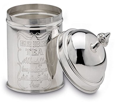 SILBERKANNE Teedose Ceylon Oval H 17cm Silber Plated versilbert. Top Verarbeitung