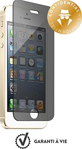 Forceglass Displayschutz für iPhone 5/5S/SE, gehärtetes Glas