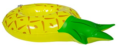 Folat 20286 Aufblasbarer Getränkehalter Ananas Gelb
