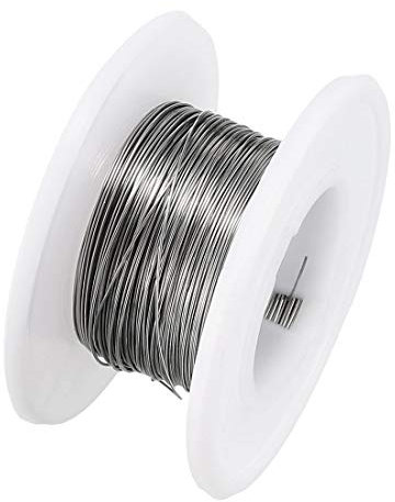 sourcing map 15M 49ft 0.3mm 29AWG Kabel Eisen Chrom Aluminium Heizdraht de