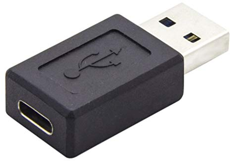 PremiumCord USB-C 3.2 Gen1 Adapter F/M, USB Typ C Buchse auf USB Typ A Stecker, SuperSpeed 5 Gbit/s, Farbe Schwarz