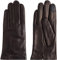 Calvin Klein Damen Handschuhe Leather Lederhandschuhe, Schwarz (Ck Black), S-M
