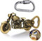 Geschenke für Männer, Vintage Motorrad Bier Flaschenöffner, männer geschenke for Papa Opa Weihnachten, Barkeeper Bierflaschenöffner für Bar Party, Motorrad-Bier geschenk mit Karabiner Schlüsselbund