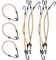 20stücke Ponytail Haken Haargummi Clips Für Haarstyling Elastische Haarbänder Mit Haken Für Hochsteckfrisuren Und Zöpfe Aprikose