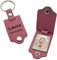 Foto PU Leder Schlüsselanhänger klappbar personalisiert individuell mit Wunschfoto Geschenkidee Rosa