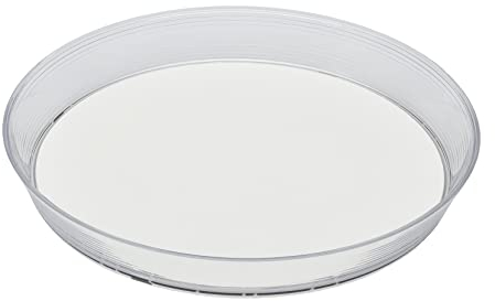 Omada Design Vassoio Rotondo Antiscivolo Ø 32 cm, in Plastica per uso Esterno, Infrangibile, Linea Samba