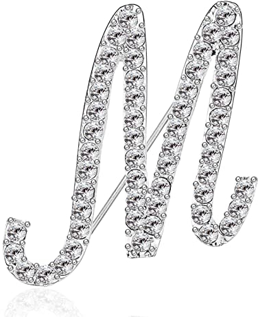 26 Englische Buchstaben-Brosche, Anzug-Abzeichen-Anstecknadel – Name, Anti-Licht-Persönlichkeits-Corsage, Dekorativer Schmuck, Neuheit-Charm-Anstecknadel Für Männliche Frauen, Kleidung, Tasch