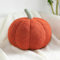 Tielag Kürbis Kissen, Kürbis Deko, Herbstdeko Plüsch Kürbiskissen, Halloween Kürbis Deko Kissen, Rot, 28cm