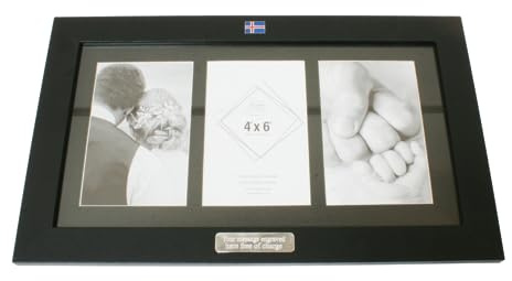Chopper Bike Black Wooden Photo Frame 3 in 1 Wall Hanging Engraved Gift 635