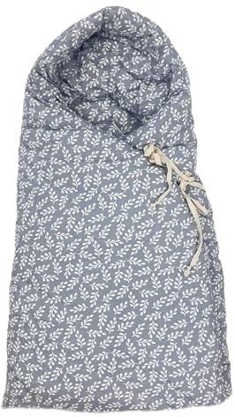 molis&co - Babyfußsack Baby Fußsack Winterfußsack - 100% Oeko-TEX Materialien - Winddichter fußsack Kinderwagen Winter (TOG 6.5) - passend für alle Kinderwagen - Blue Garden