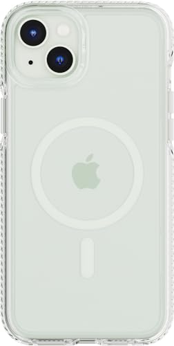 Tech21 Evo Crystal Case for iPhone 15 Plus - Compatible with MagSafe - Impact Protection Phone Case with 15x Military Standard Rating - Green