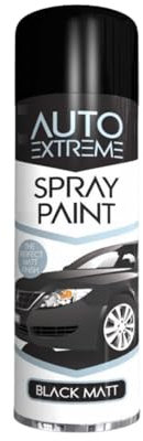 SDMAX All Purpose Black Matt Spray Paint, Matt Finish, Suitable for Wood, Metal, Plastic, and, Glass Surface, Easy and Quick Spraying, Interior and Exterior Usage, 250ML (1 Pcs)
