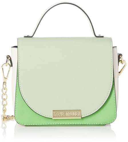 Steve Madden Damen Bmelodie Colorblock Top Handle Crossbody Umhängetasche, Grün