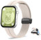 KeHowy Cinturino Compatibile con Huawei Watch Fit 3/4, Silicone Magnetico Sport Regolabile Cinturini Compatibile con Huawei Watch Fit 4/Fit 4 Pro/3, Bianco