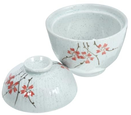 SHOWERORO Keramik- Schüssel Mit Deckel Keramik-suppenschüssel Für Restaurant Verwenden Hergestellt Aus Hochwertigem Keramikmaterial Sicher Und Langlebig