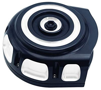 Pexorine Kit de Nettoyage de Moto d'admission Vintage de Filtre à air CNC en Aluminium chromé, for Harley, Sportster XL 883 XL 1200 2007up FitmentA Filtre d'admission Moto