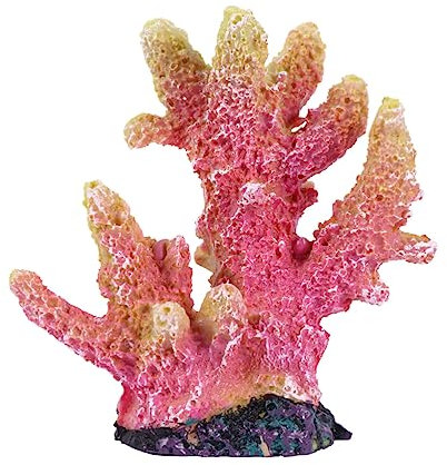 BELLIFFY Künstliche Korallen Für Aquarium Dekoration Fischtank Harz Kunstkoralle Künstlich Aquarienkoralle Natürliche Optik Kunstwerk Für Süß Und Salzwasser
