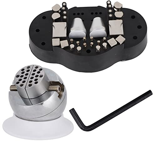 ZAICOLER Kugel-Schraubstock, Juwelier-Gravierwerkzeuge, Universelles Professionelles, Schwarz