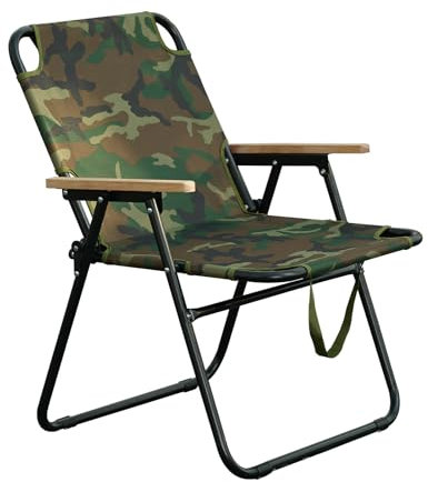 TerraVibe Camping Stuhl, Klappsessel, Strandstuhl, Angelstuhl Faltbar, Klappstühle Gepolstert, Karpfenstuhl, Angel Stuhl, Campingstuhl Klappbar Perfekt für Angeln, Picknick, Camping