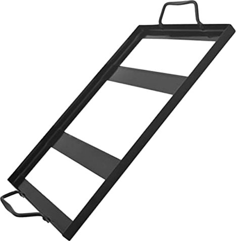 VICASKY Edelstahl Grillschalen Salzplatte Grill Zum Aufstellen Grillplatte Aus Metall Für Salzplattenkochen Bratplatte Als Salzblockhalter Für Camping-Picknick Und Grillen