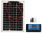 Pannelli solari Topyond, kit di pannelli solari 15W DC 12V 24V 50A IP67 Pannello solare ad alta efficienza e controller di caricabatterie per per per
