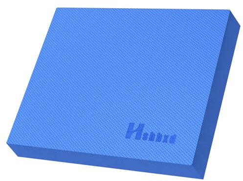 Professional Balance Pad, Nonslip Foam Exercise Balance Pad Cushion for Physical Therapy, Foam Balance Mat for Exercise, Yoga, Fitness, Stability Training and Stretching (Blue, 15.7 * 13.0 * 2in)
