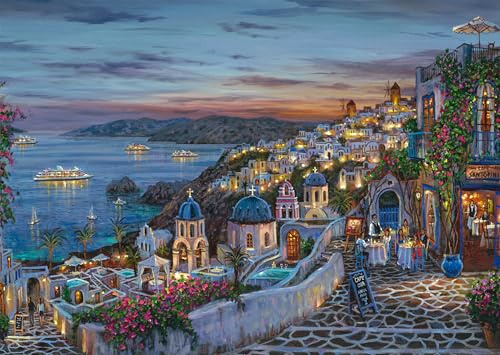 Schmidt 58647 Santorini Sonnenuntergang Puzzle, 1000 Teile | Robert Finale